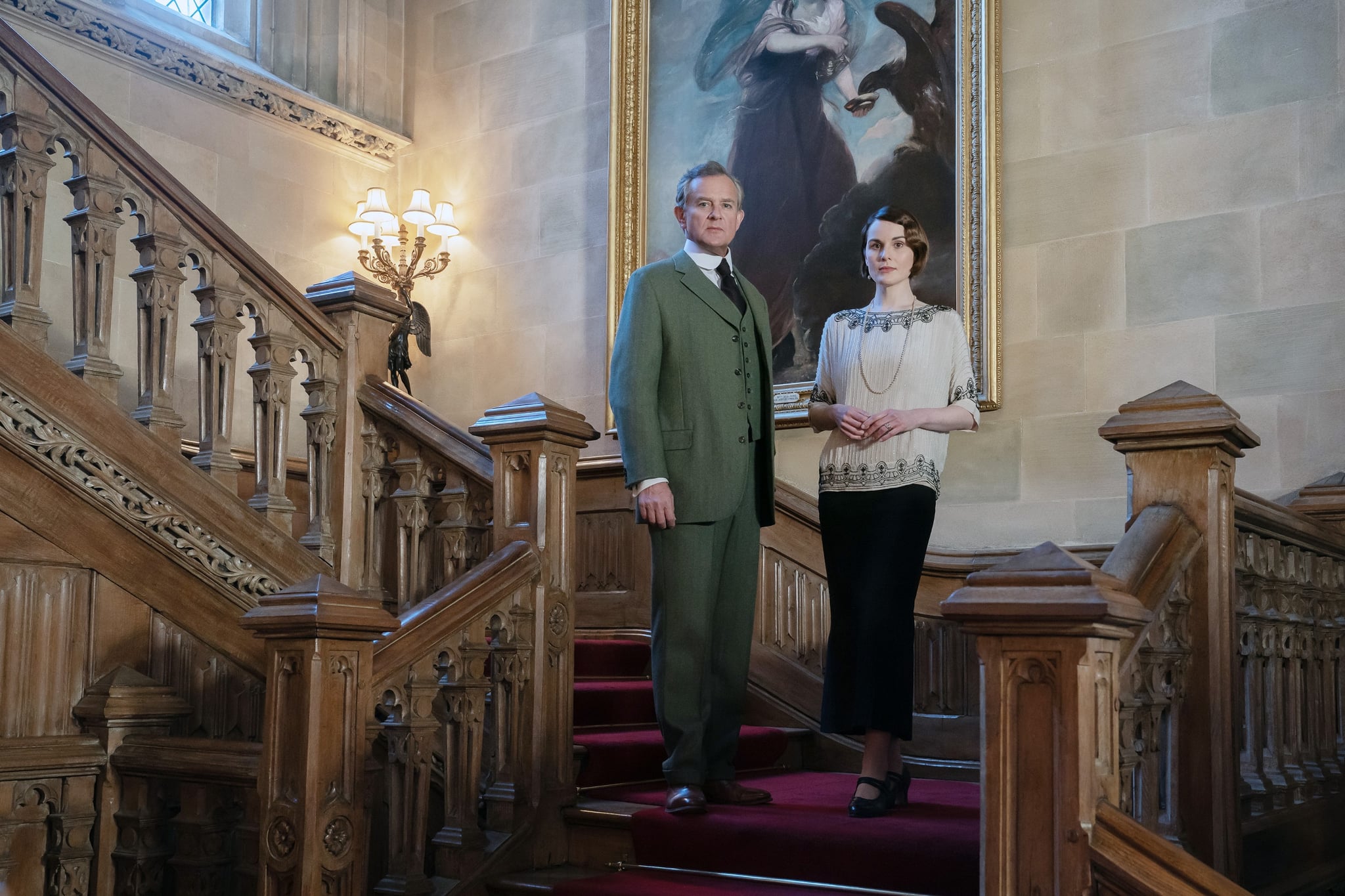 DOWNTON ABBEY: A NEW ERA, (aka DOWNTON ABBEY 2), from left: Hugh Bonneville, Michelle Dockery, 2022.  ph: Ben Blackall / Focus Features / Courtesy Everett Collection