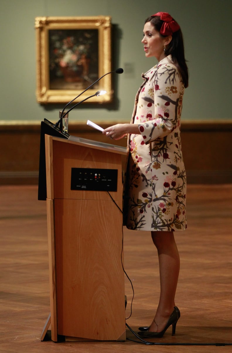 Crown Princess Mary's Brushstroke Coat, 2010