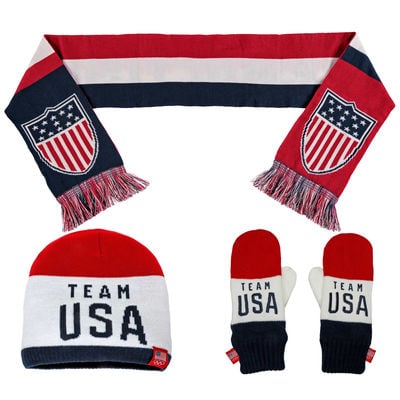 Team USA Scarf, Mitten, & Beanie Gift Set