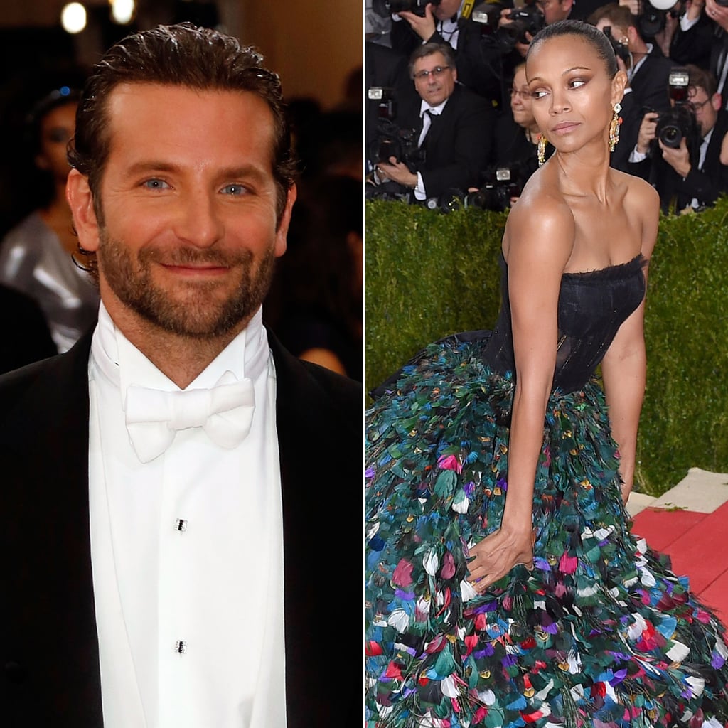 Bradley Cooper and Zoe Saldana Celebrity Exes at the Met Gala 2016
