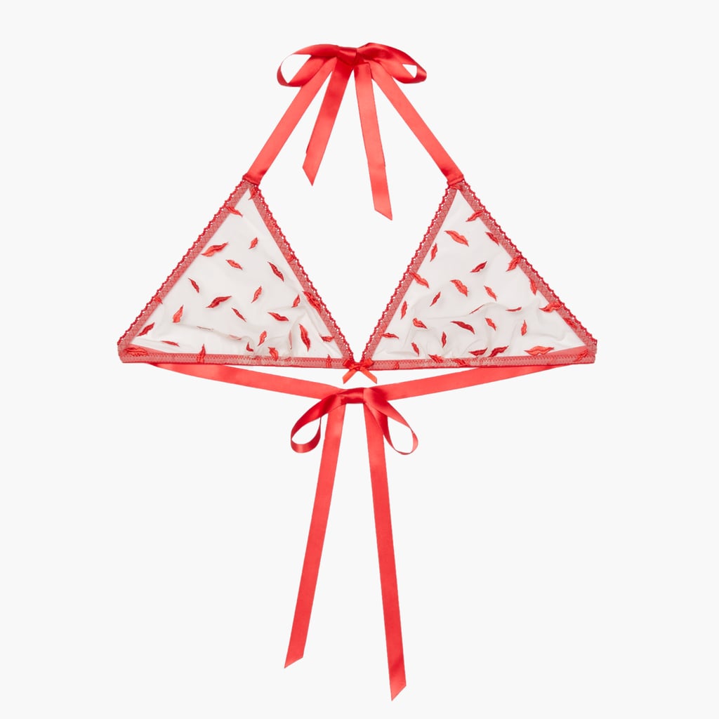 Savage x Fenty Lip Embroidered Triangle Bralette