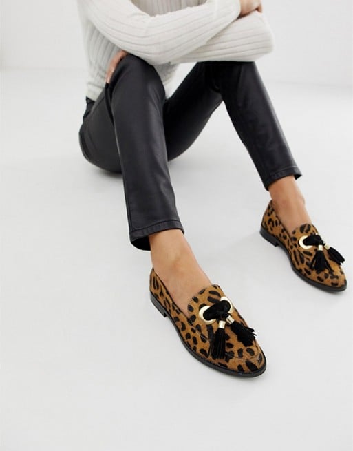 ASOS Leopard Loafer Flats