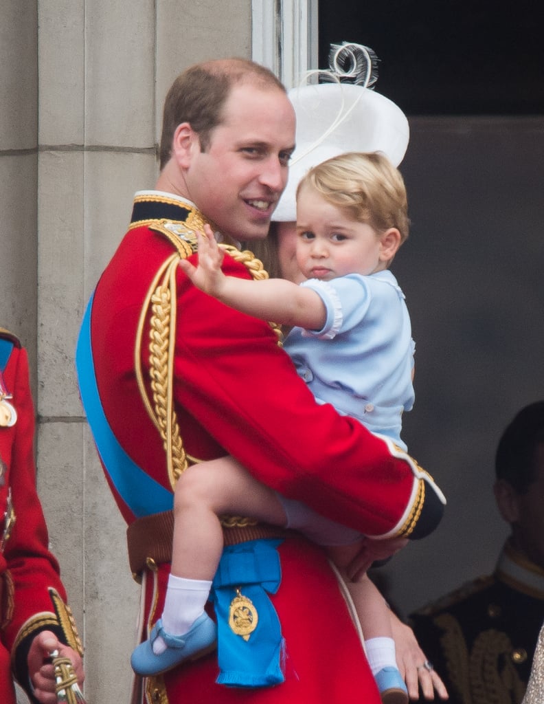 Prince George at Trooping the Colour Ceremony at Horse Guards Parade in June 2015