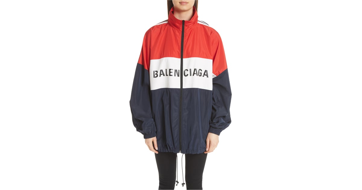 Balenciaga Drops Sporty Logo Windbreaker Jacket  Hypebae