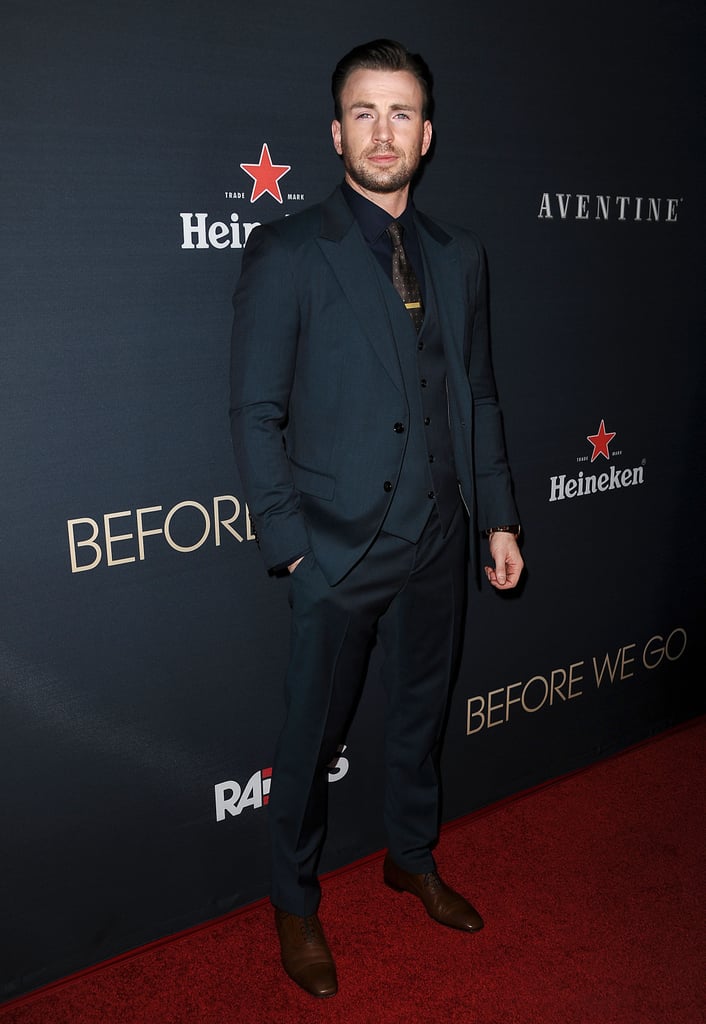 Chris Evans at LA Before We Go Premiere 2015 | Pictures