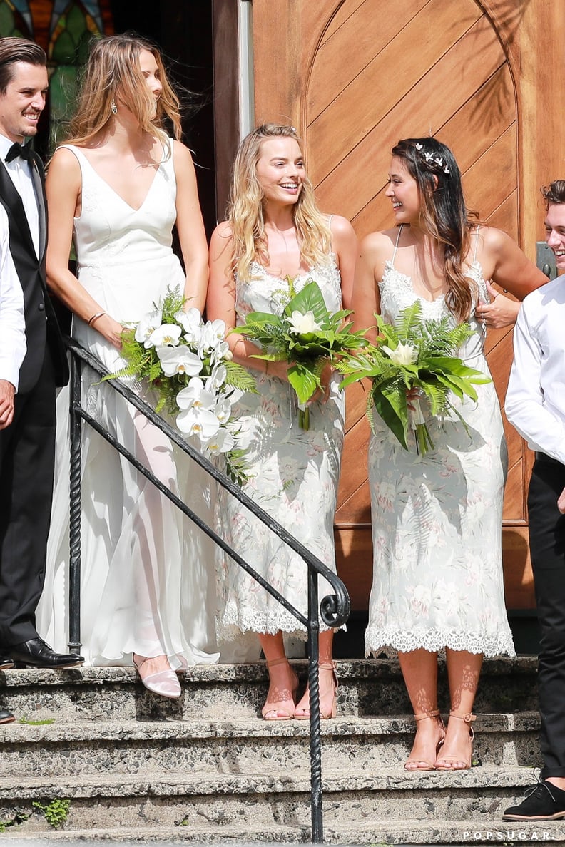 Margot Robbie Being Bridesmaid at Friend s Wedding May 2017