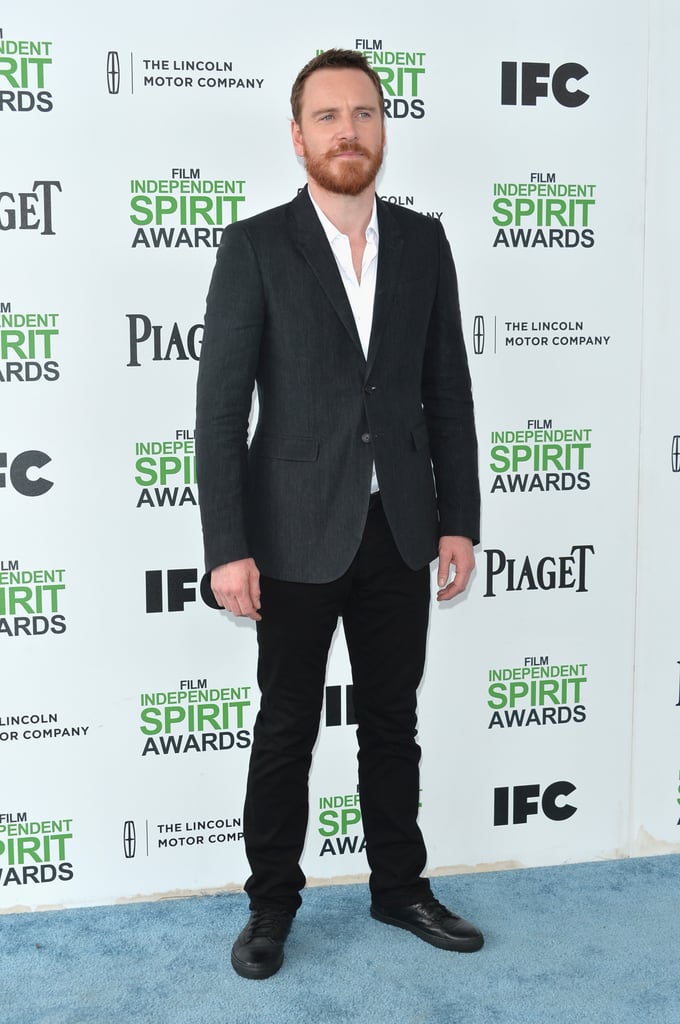 Michael Fassbender at the Spirit Awards 2014