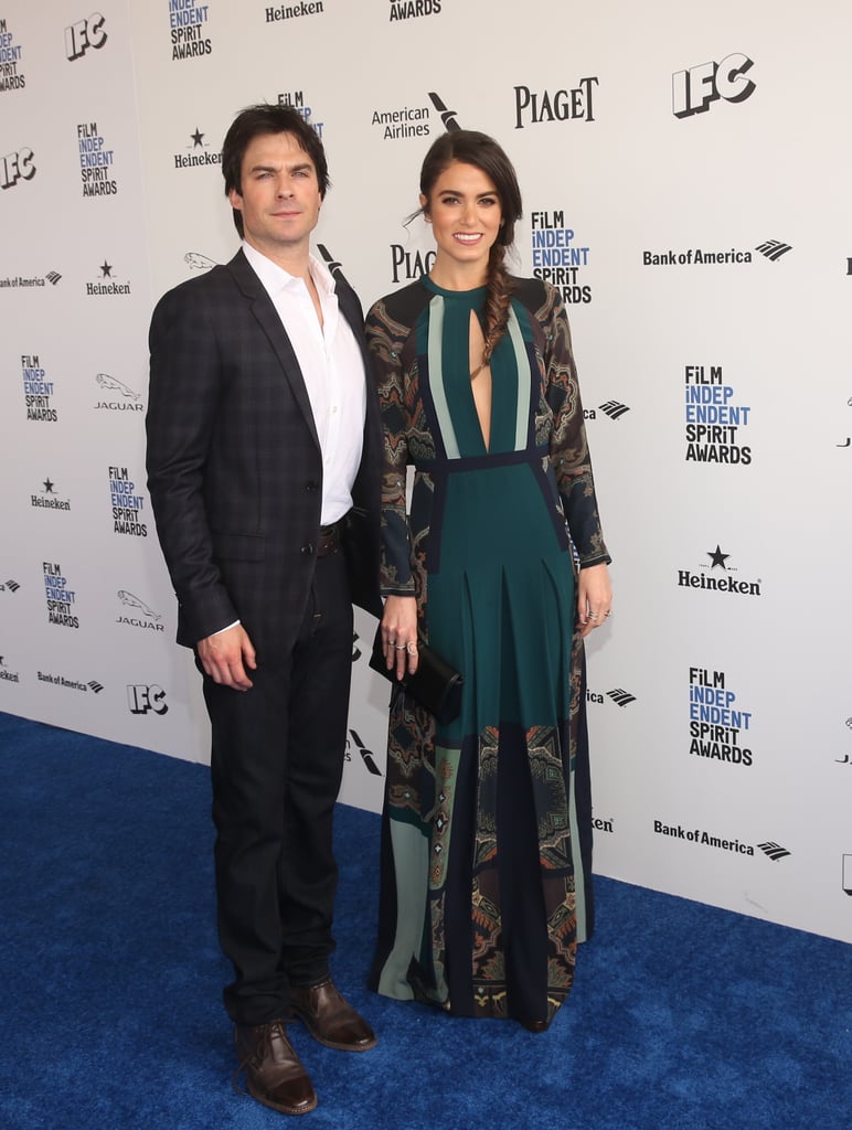 Ian Somerhalder and Nikki Reed at Spirit Awards 2016