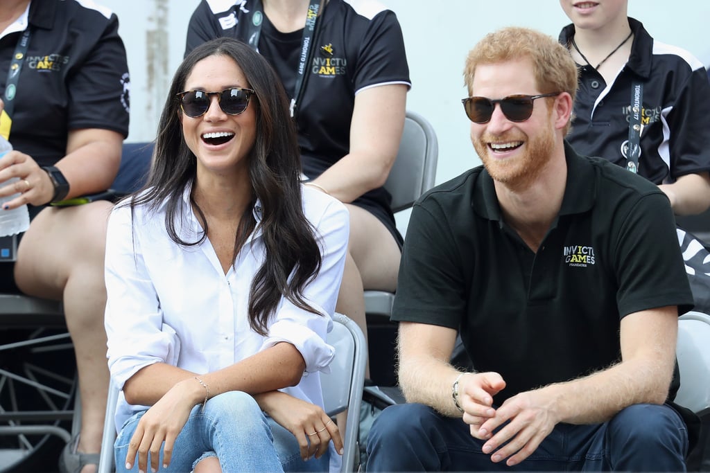 September 25, 2017: Prince Harry and Meghan Markle make first public appearance as a couple