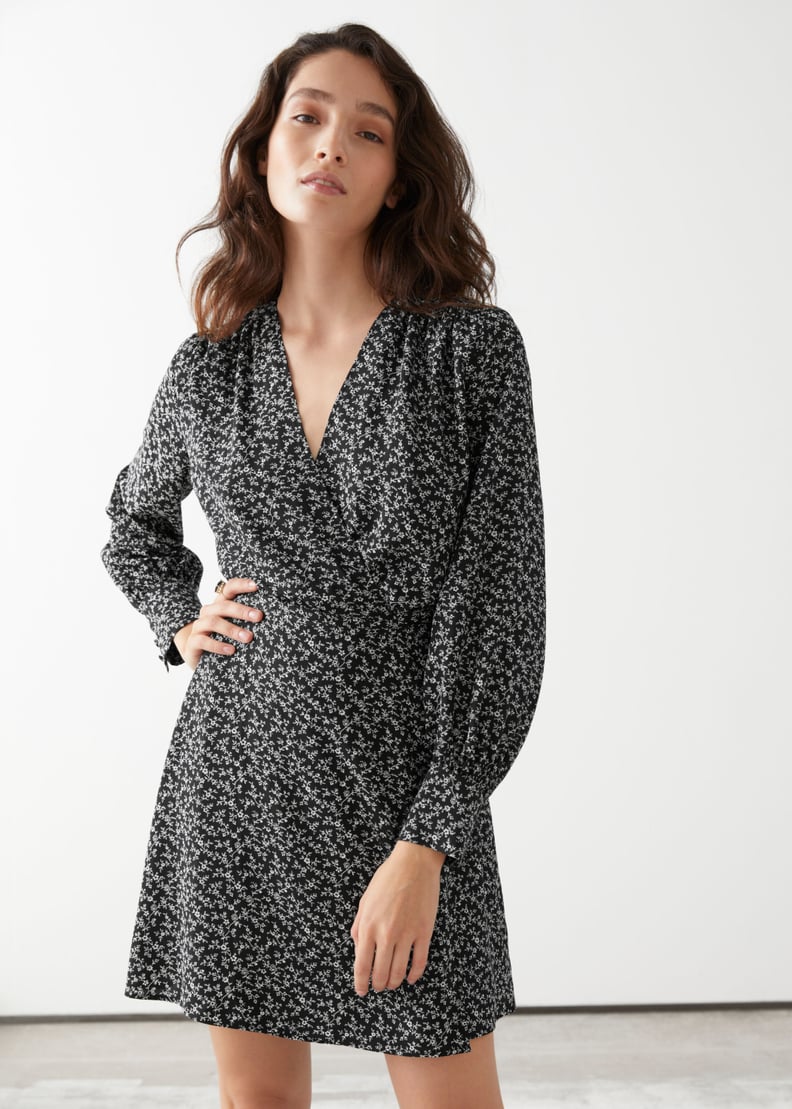 & Other Stories Mini Wrap Dress