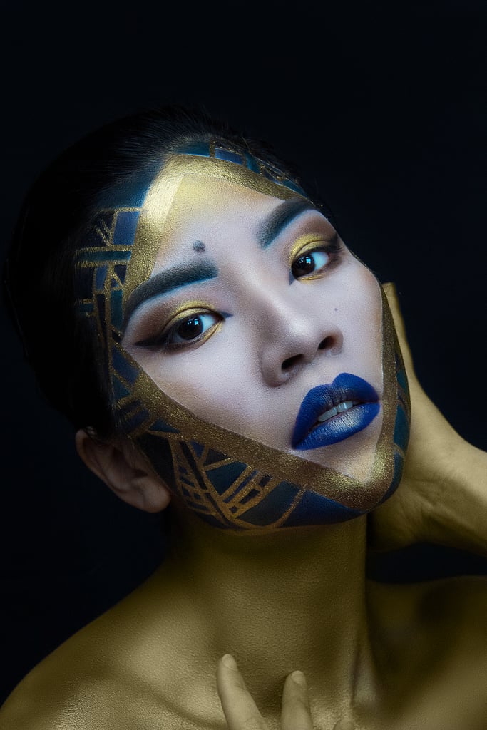 Cindy Chen Designs Art Deco Makeup Look