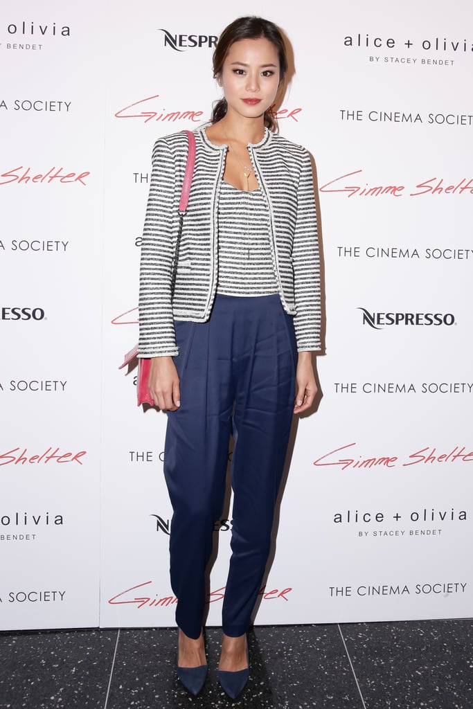 Jamie Chung at Alice + Olivia and the Cinema Society's screening of Gimme Shelter.