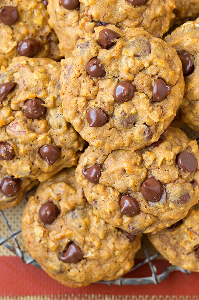 Pumpkin Oat Chocolate Chip Cookies