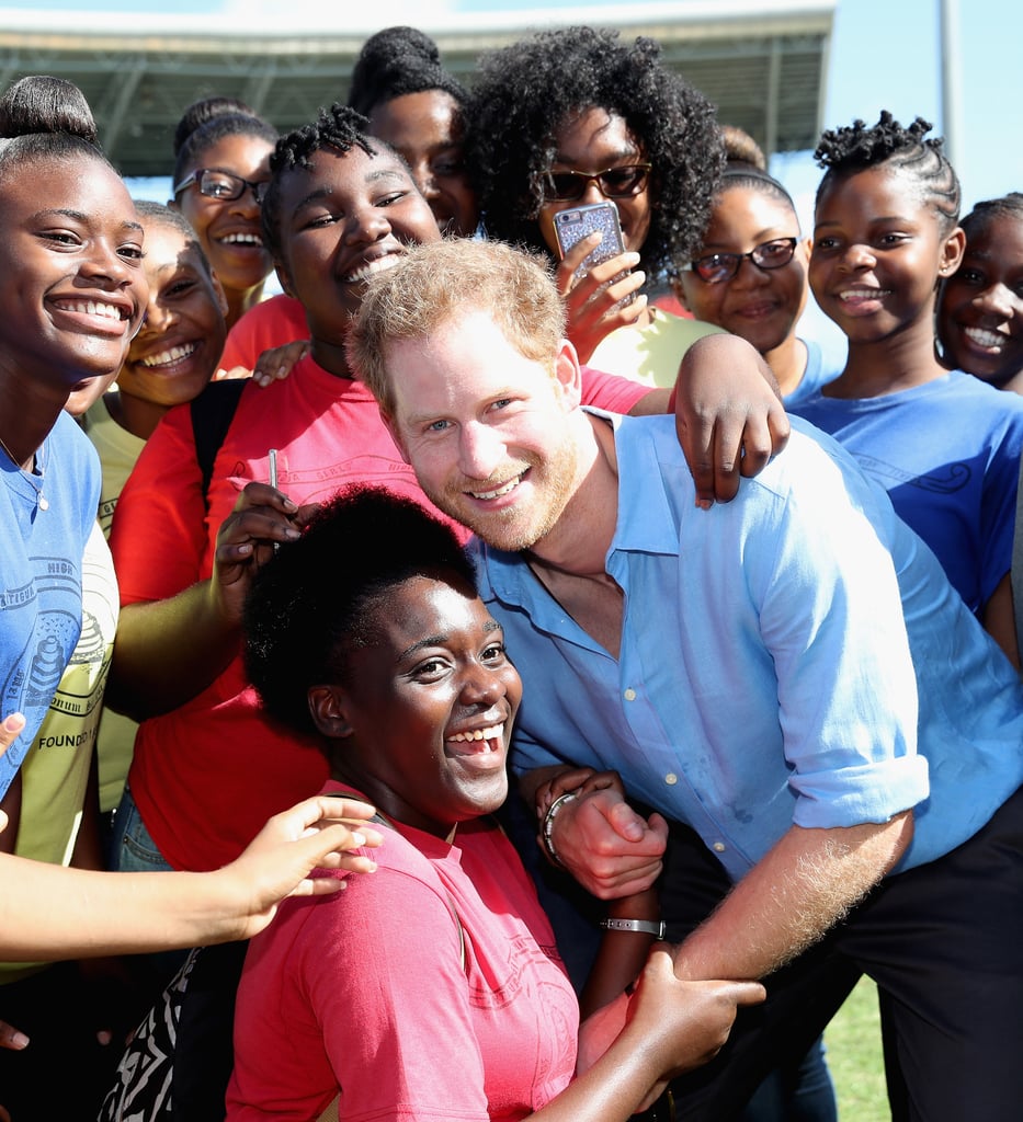 Prince Harry Dancing With Kids in the Caribbean 2016