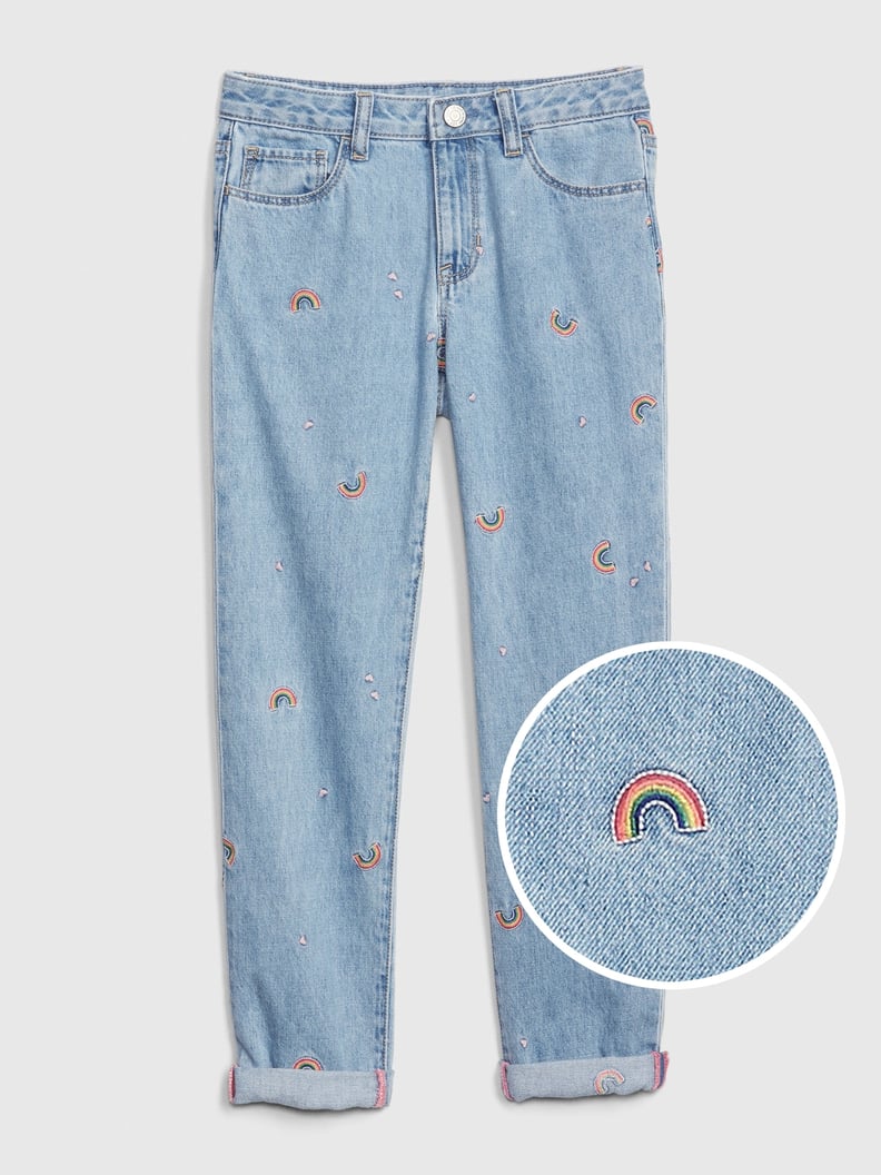 Gap Kids Rainbow Girlfriend Jeans