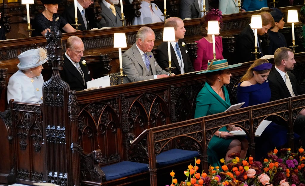 Prince Philip and Sarah Ferguson at Eugenie's Wedding