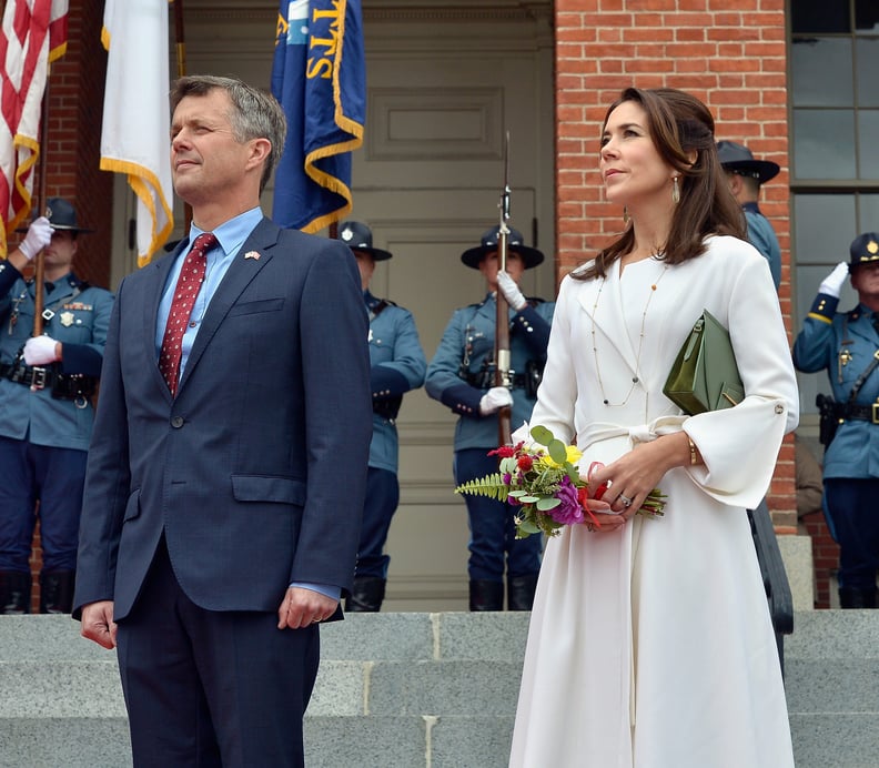 Princess Mary Chose a Cream-Colored Coat Dress For the 2-Day Trip