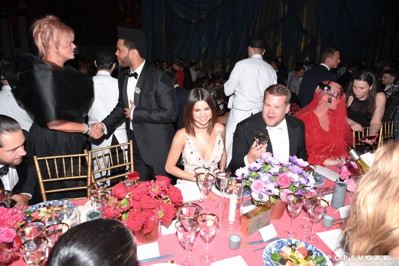 Deborra-Lee Furness, The Weeknd, Selena Gomez, and James Corden