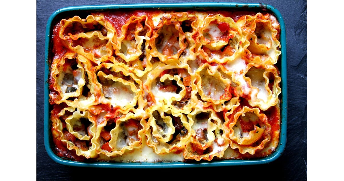 Vegetable Lasagna Rollup Casserole Freezable Vegetarian Dinner