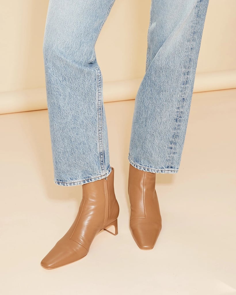 A Low Heel: Loeffler Randall Lennon Tabac Mid Heel Booties