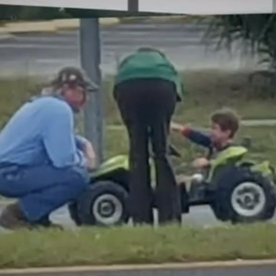 Toddler Found Driving Power Wheels Car Down Busy Highway