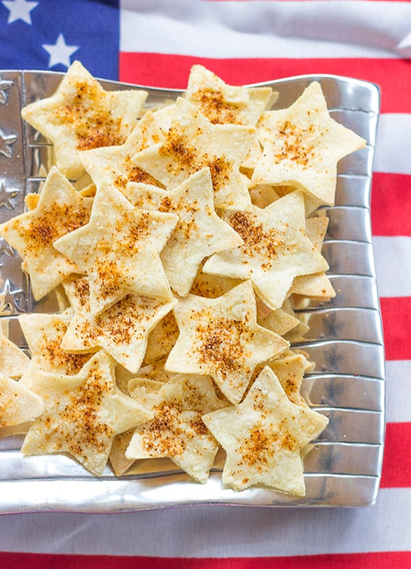 Star-Shaped Tortilla Chips