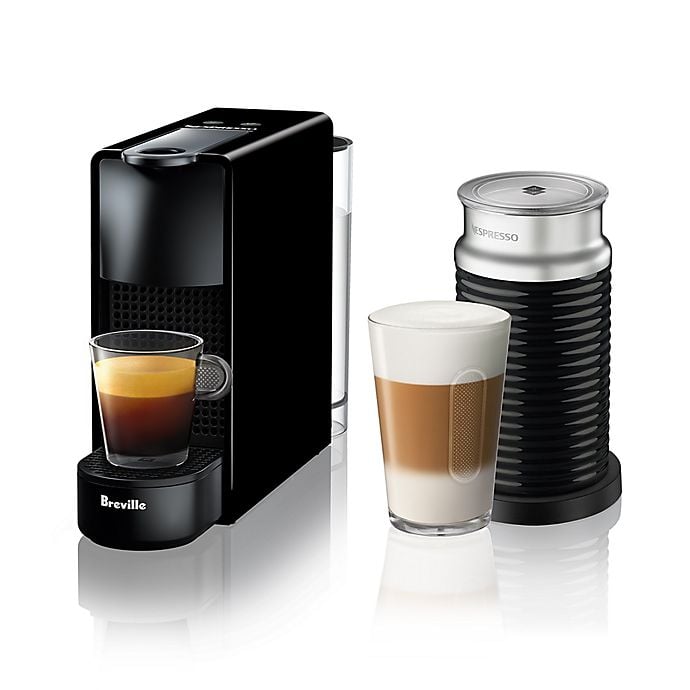 Nespresso by Breville Essenza Mini Espresso Maker With Aeroccino Frother