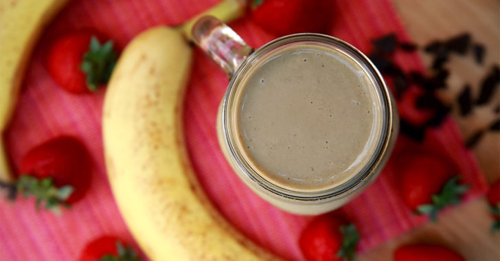 Recipe For Chocolate Strawberry Banana Smoothie Popsugar Fitness 8281