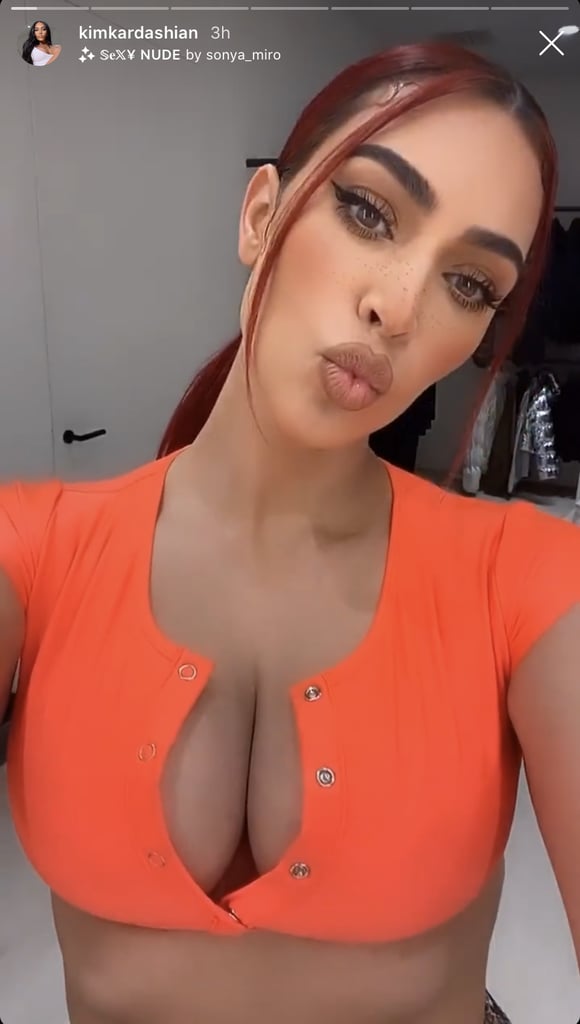 Kim Kardashian Dyed Her Hair Red Post Lockdown