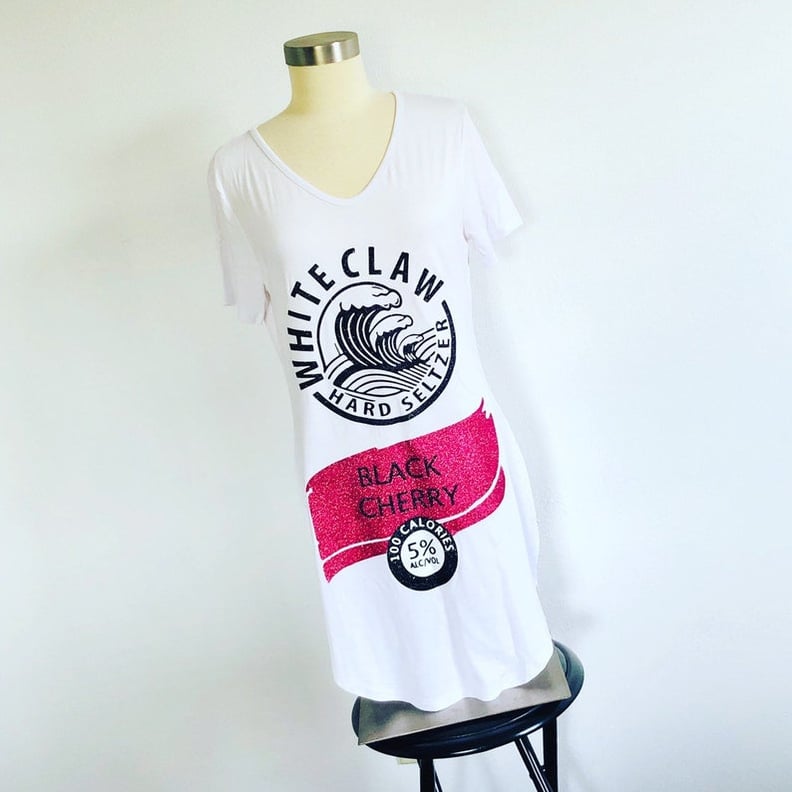 White claw t shirt dress store