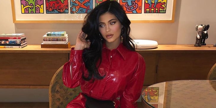Kylie Jenner Sexy Red Jumpsuit on Instagram | POPSUGAR Fashion