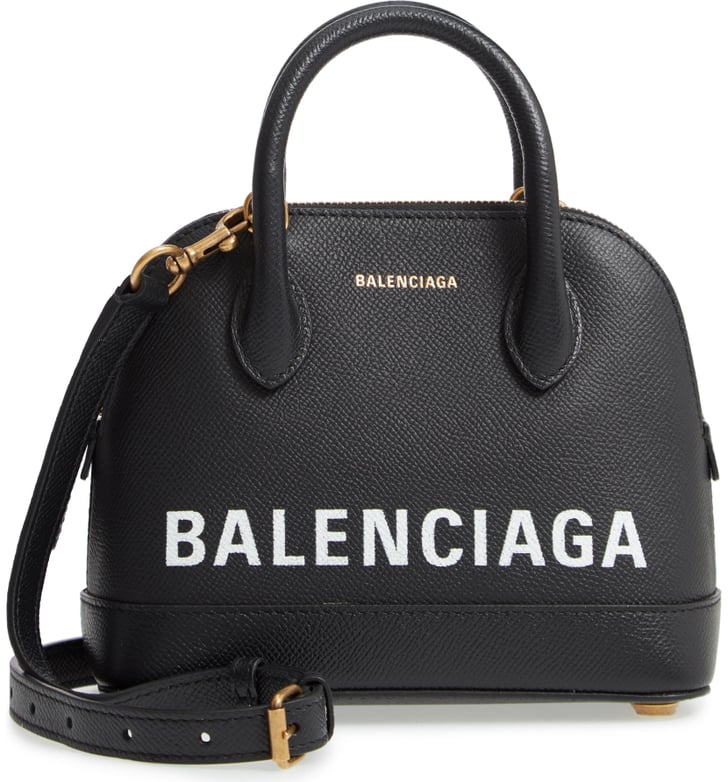 Balenciaga Small Ville Logo Leather Dome Satchel | New Nordstrom Bags ...