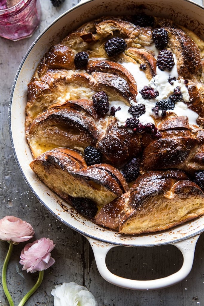 Baked Blackberry Ricotta French Toast