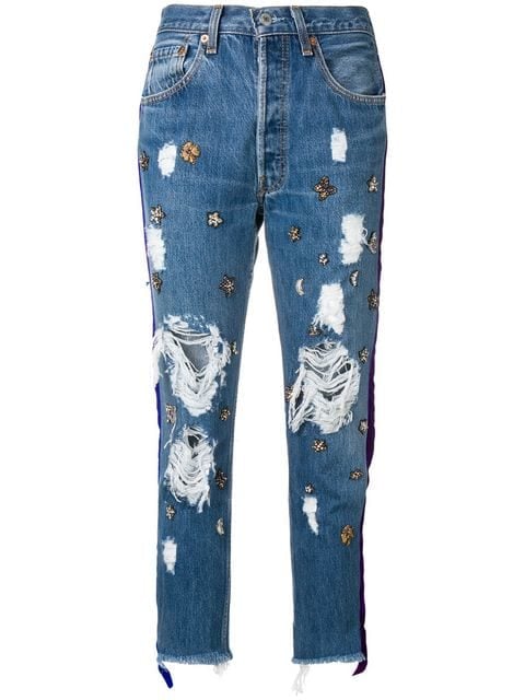levi's embroidered jeans