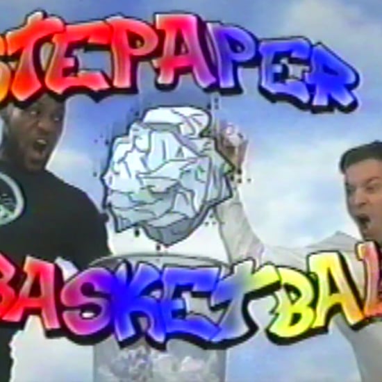 Jimmy Fallon and Lebron James "Wastepaper Basketball"
