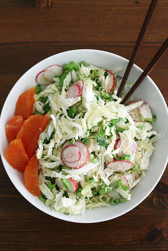 Sugar Snap Pea Salad With Miso Dressing