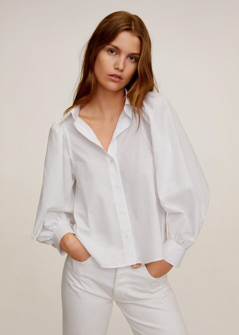 Mango Puffed Sleeves Shirt