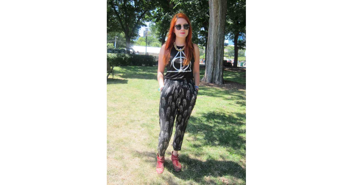 What's black and white and red all over? Lollapalooza Fashion 2013