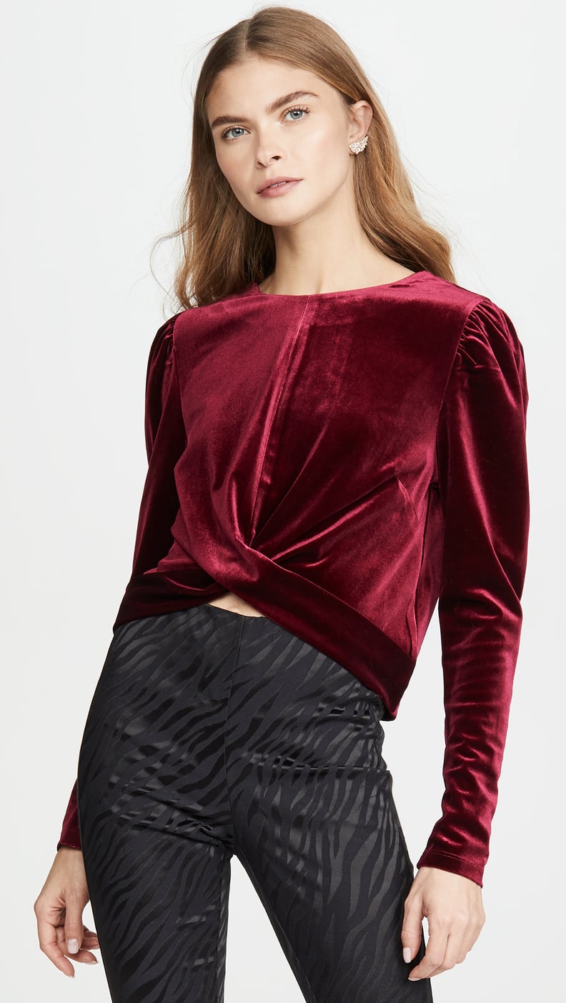 Kendall + Kylie Velvet Top