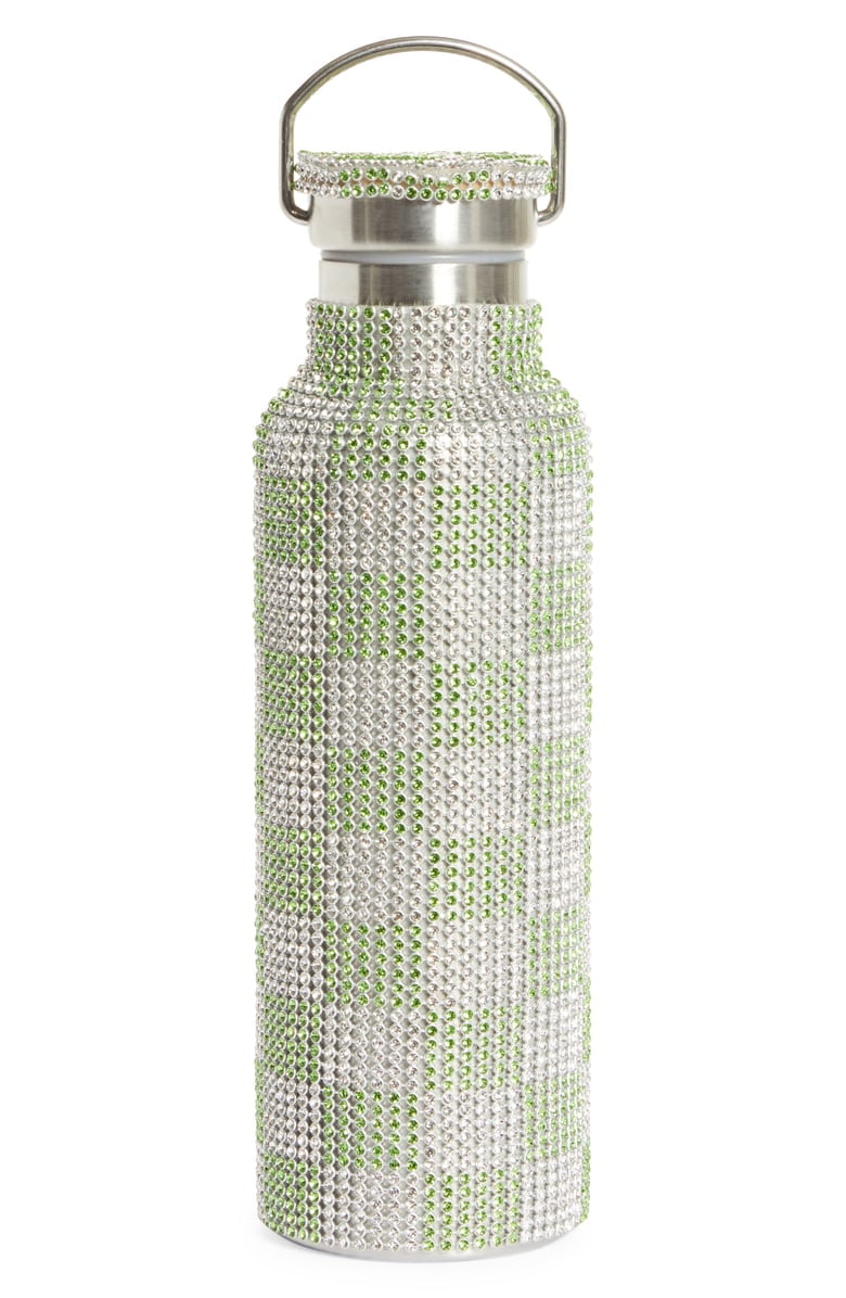 Collina Strada Checked crystal-embellished Water Bottle - Farfetch