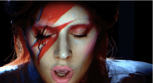 Lady Gaga David Bowie Grammys Tribute Makeup