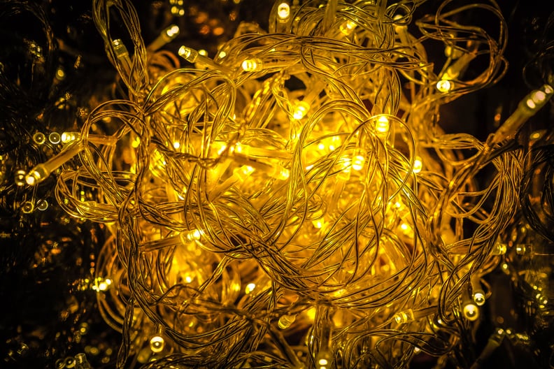 Catch up with loved ones as you spend hours detangling lights.