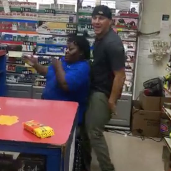 Channing Tatum Dancing at a Gas Station Video