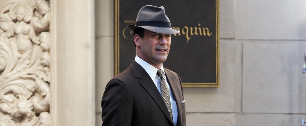 Jon Hamm on the Set of Mad Men in LA