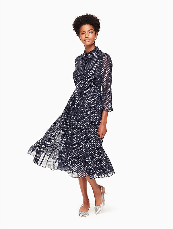 Kate Spade Night Sky Dot Midi Dress | Winter Shopping Guide | Dec. 2017 ...