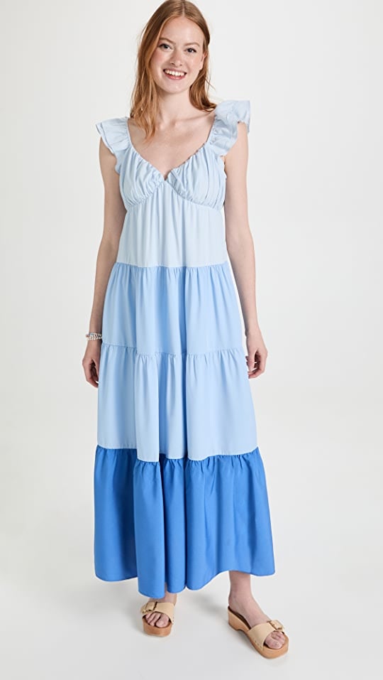 English Factory Colorblock Maxi Dress