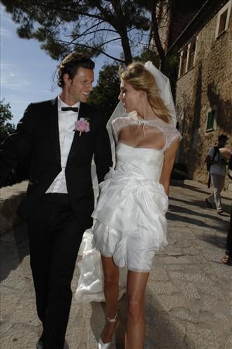 Anja Rubik's Pucci by Peter Dundas Wedding Dress