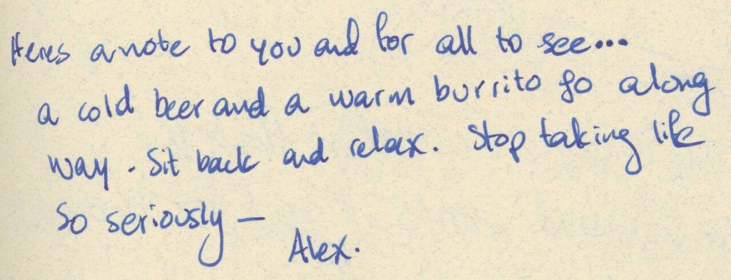 Don't Underestimate a Warm Burrito