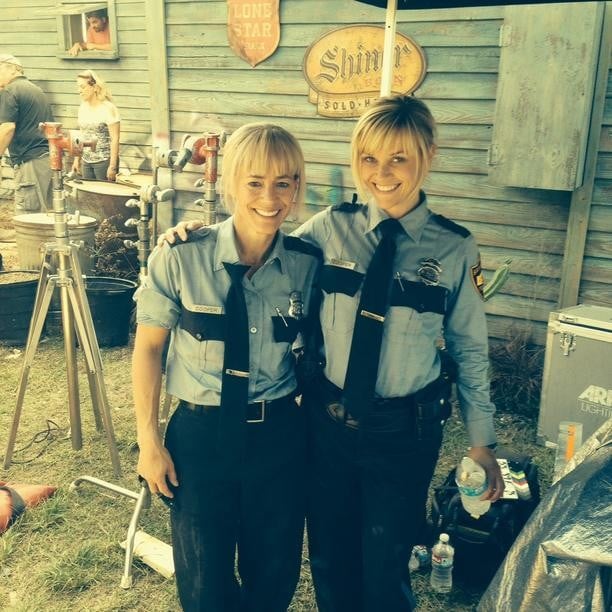 Reese Witherspoon hung out with her stunt double.
Source: Instagram user reesewitherspoon