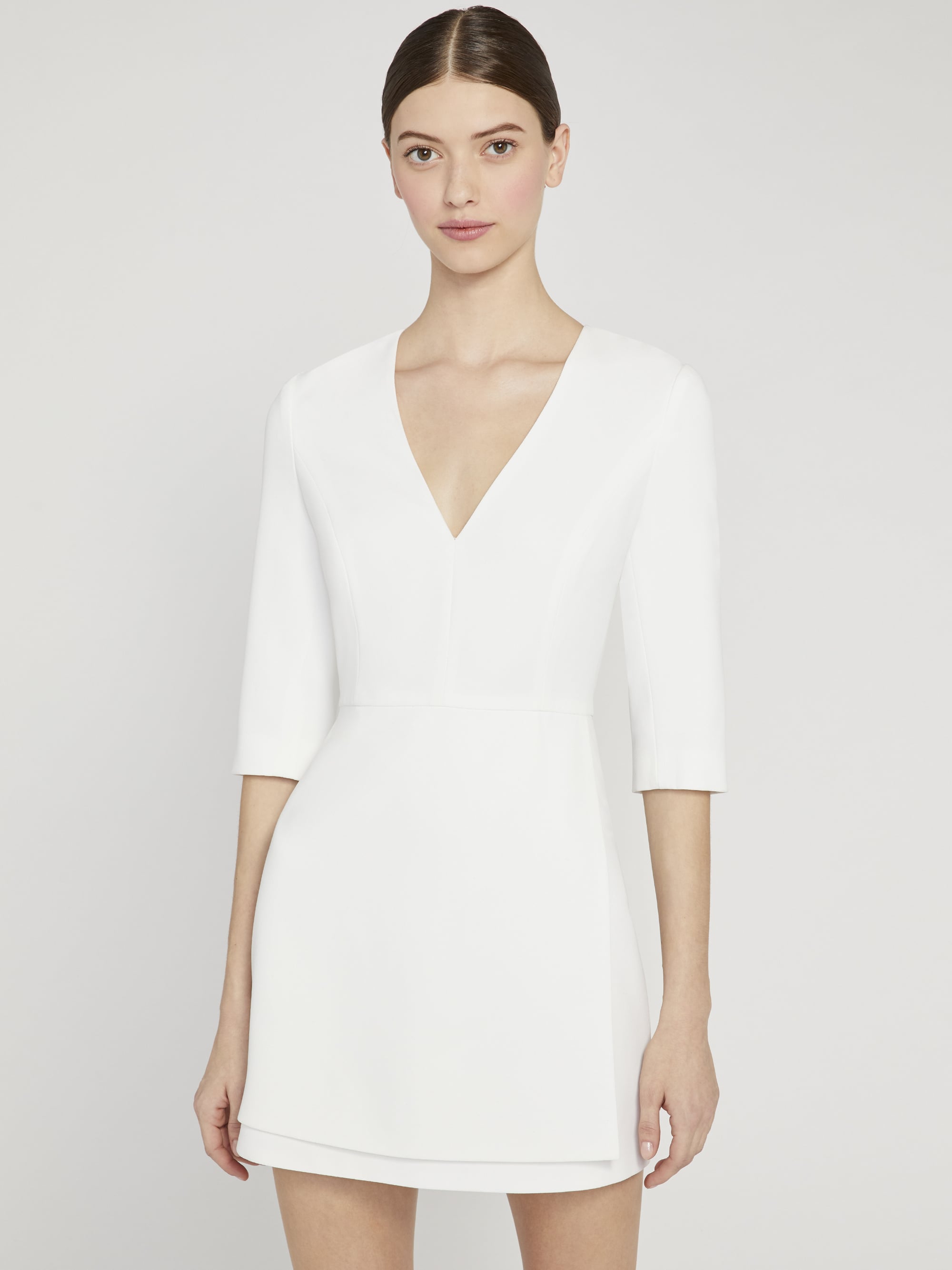 Alice and olivia stevie double layer dress clearance